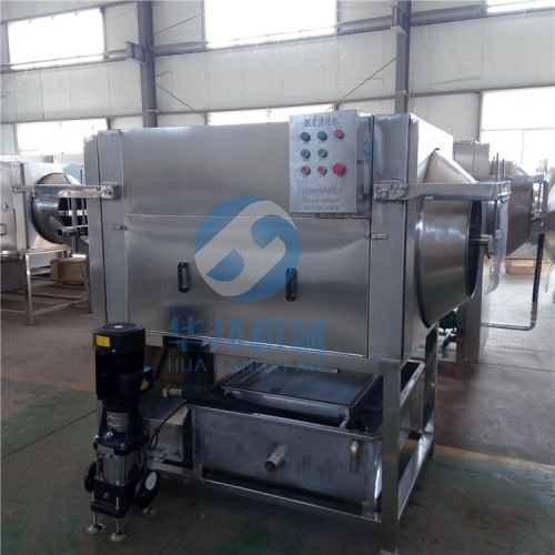 核桃仁去皮工藝 華邦機械去皮機現(xiàn)機